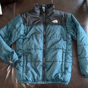 North Face youth down jacket Large
